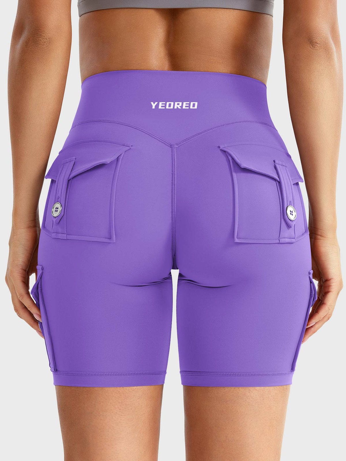 Short Movaelle CoreFlex cargo fruncido oculto
