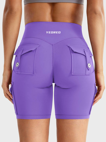 Short Movaelle CoreFlex cargo fruncido oculto