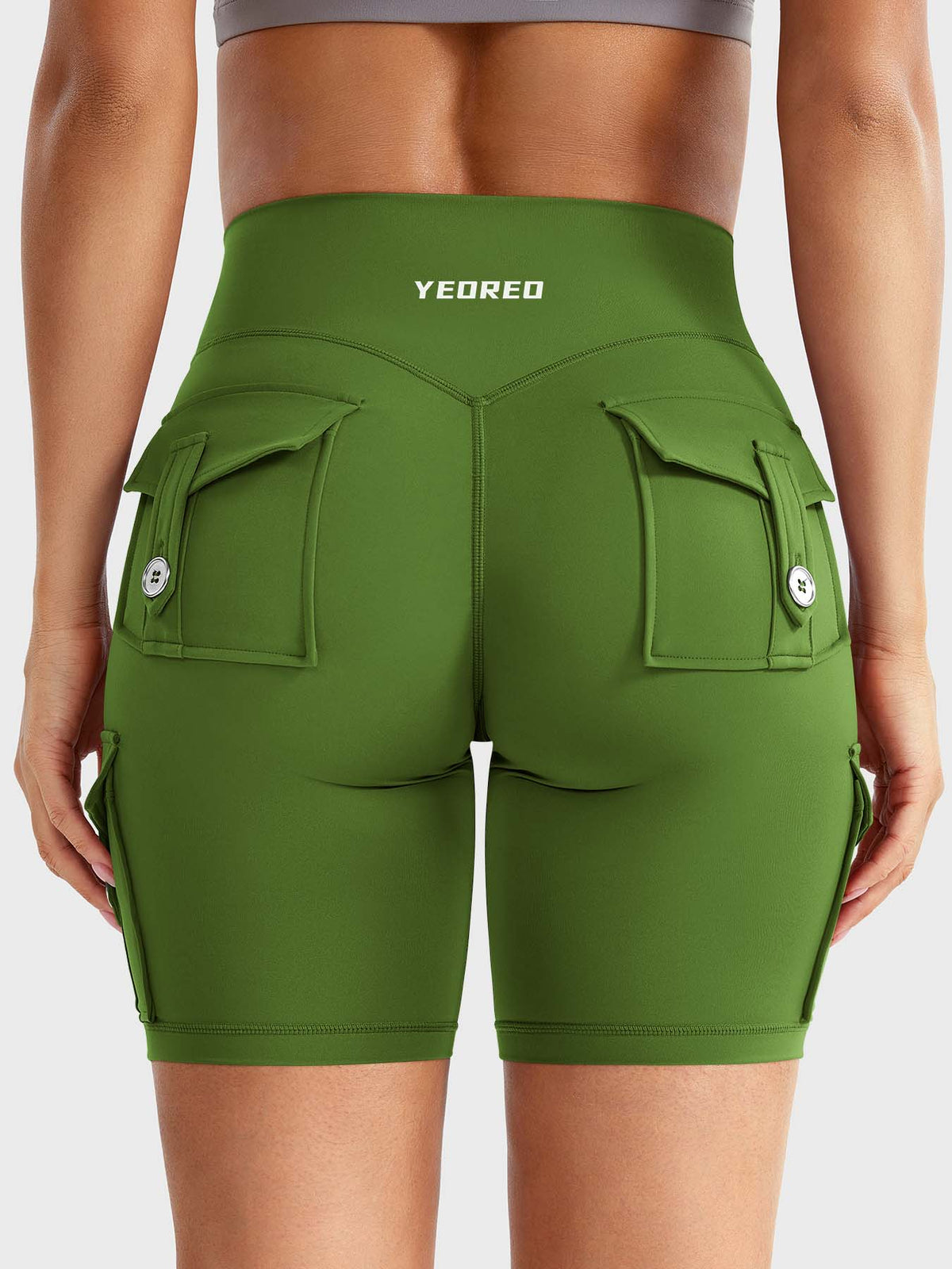Short Movaelle CoreFlex cargo fruncido oculto