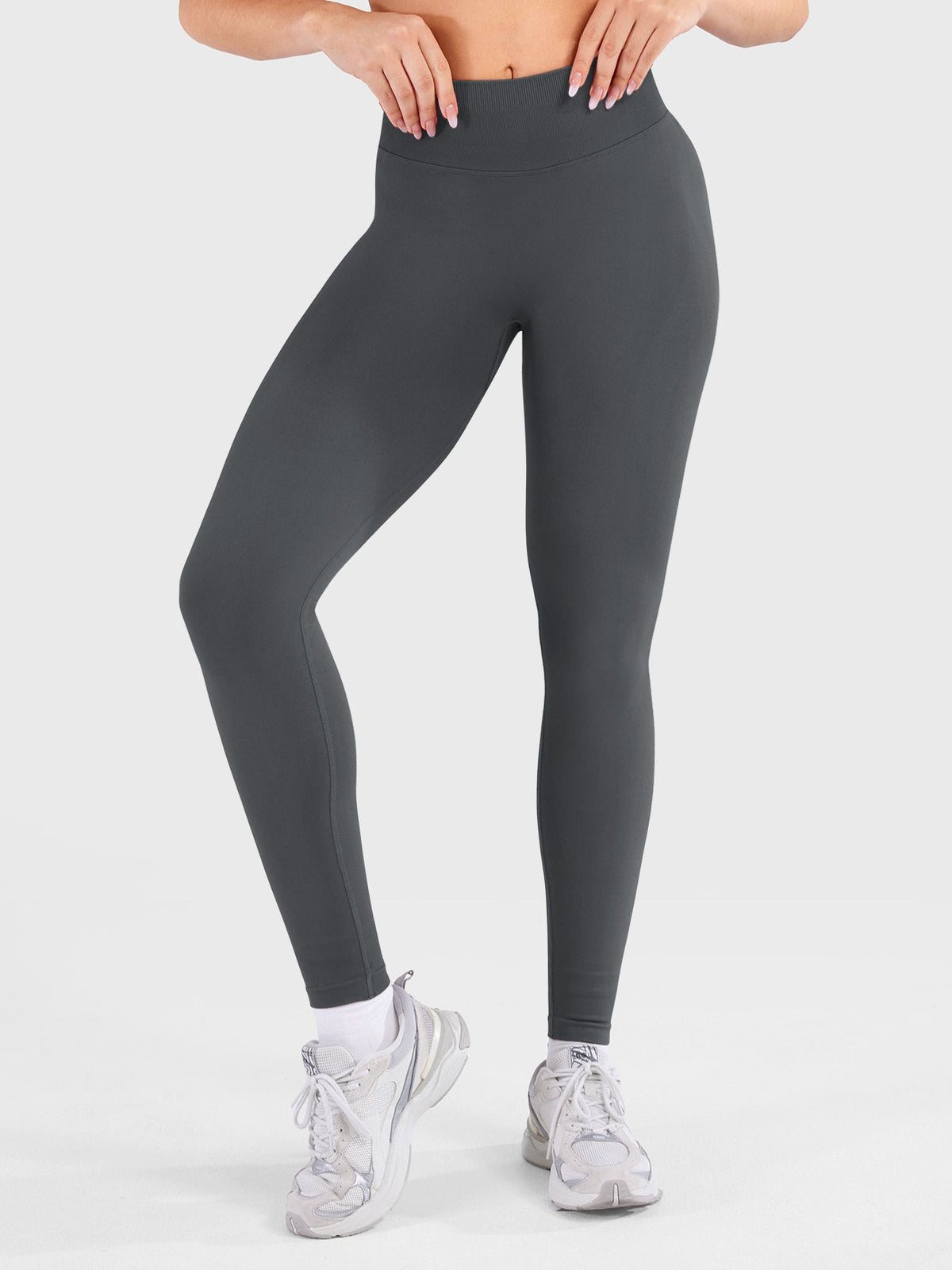 Leggings Movaelle Contour con frunce oculto 24"