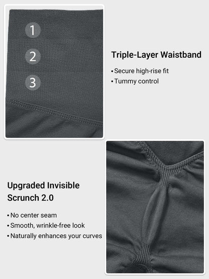 Leggings Movaelle Contour con frunce oculto 24"