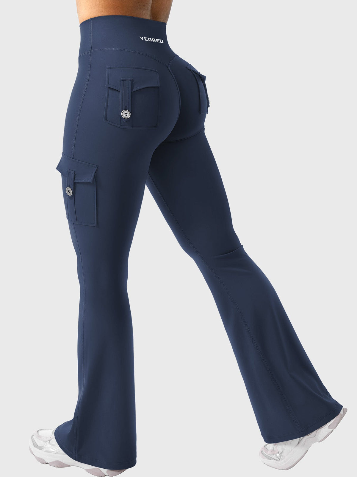 Leggings Movaelle CoreFlex acampanado cargo 32"