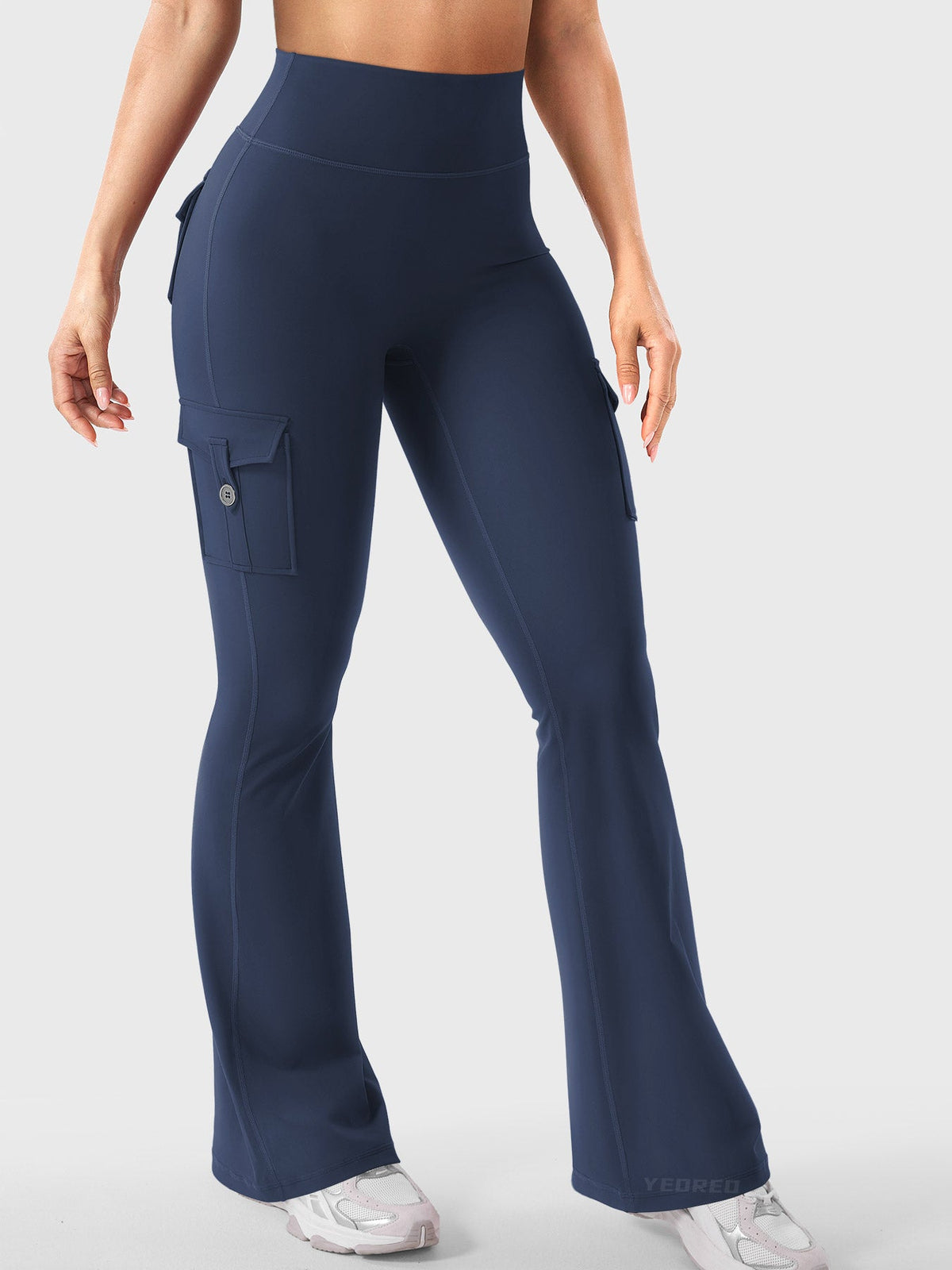 Leggings Movaelle CoreFlex acampanado cargo 34"