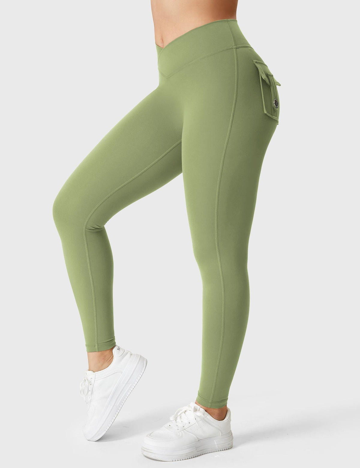Leggings Movaelle CoreFlex Cargo con cintura en V