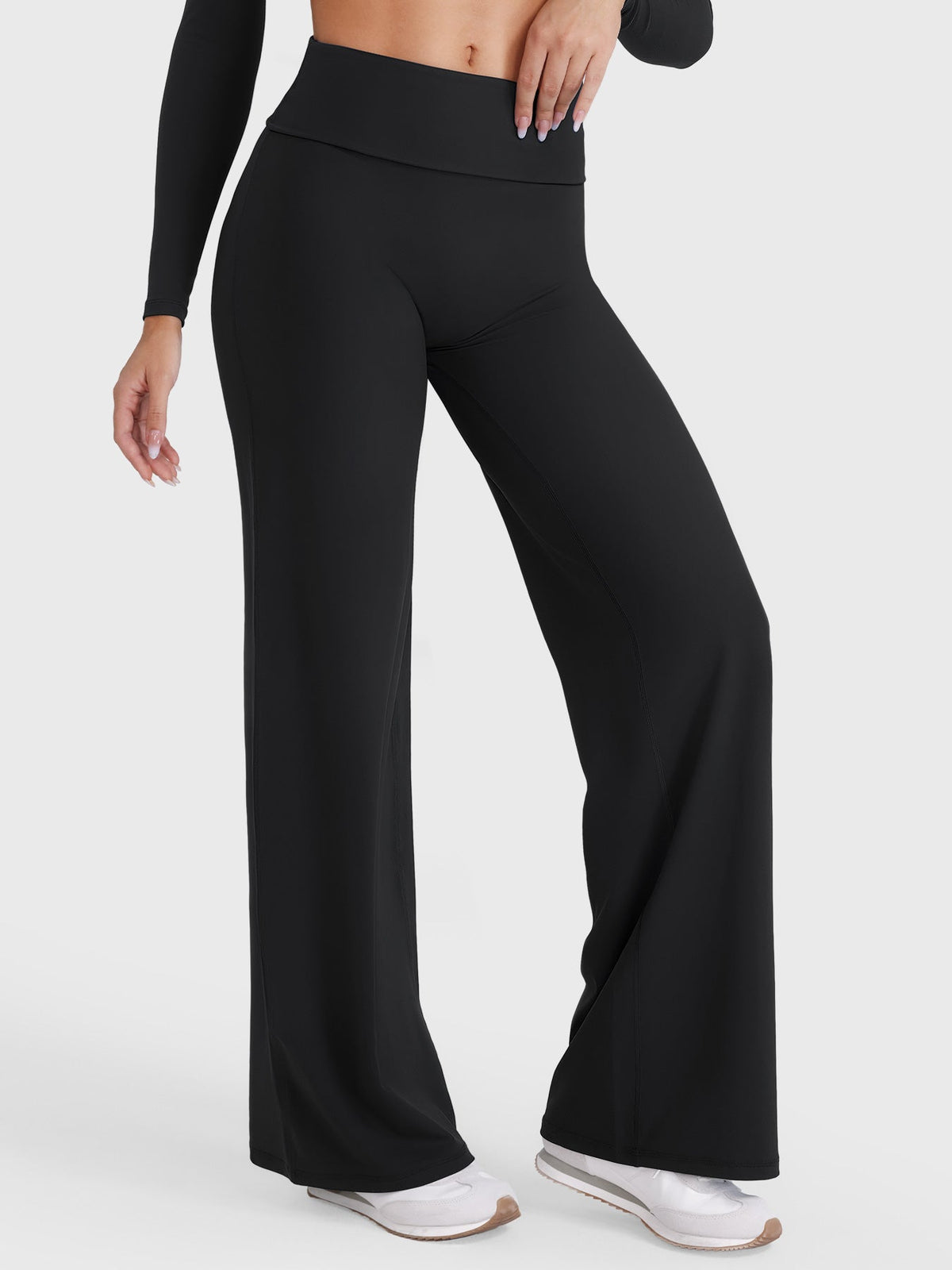 Leggings Movaelle SoftHue rectos cintura doblada 31,5"