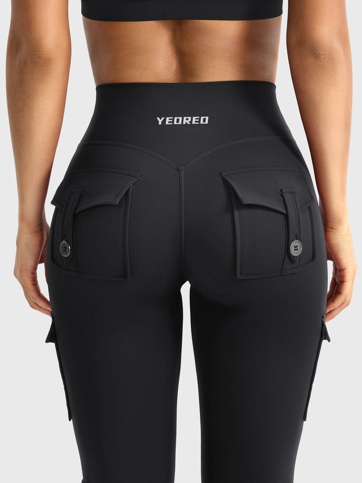 Leggings Movaelle CoreFlex acampanado cargo 30"
