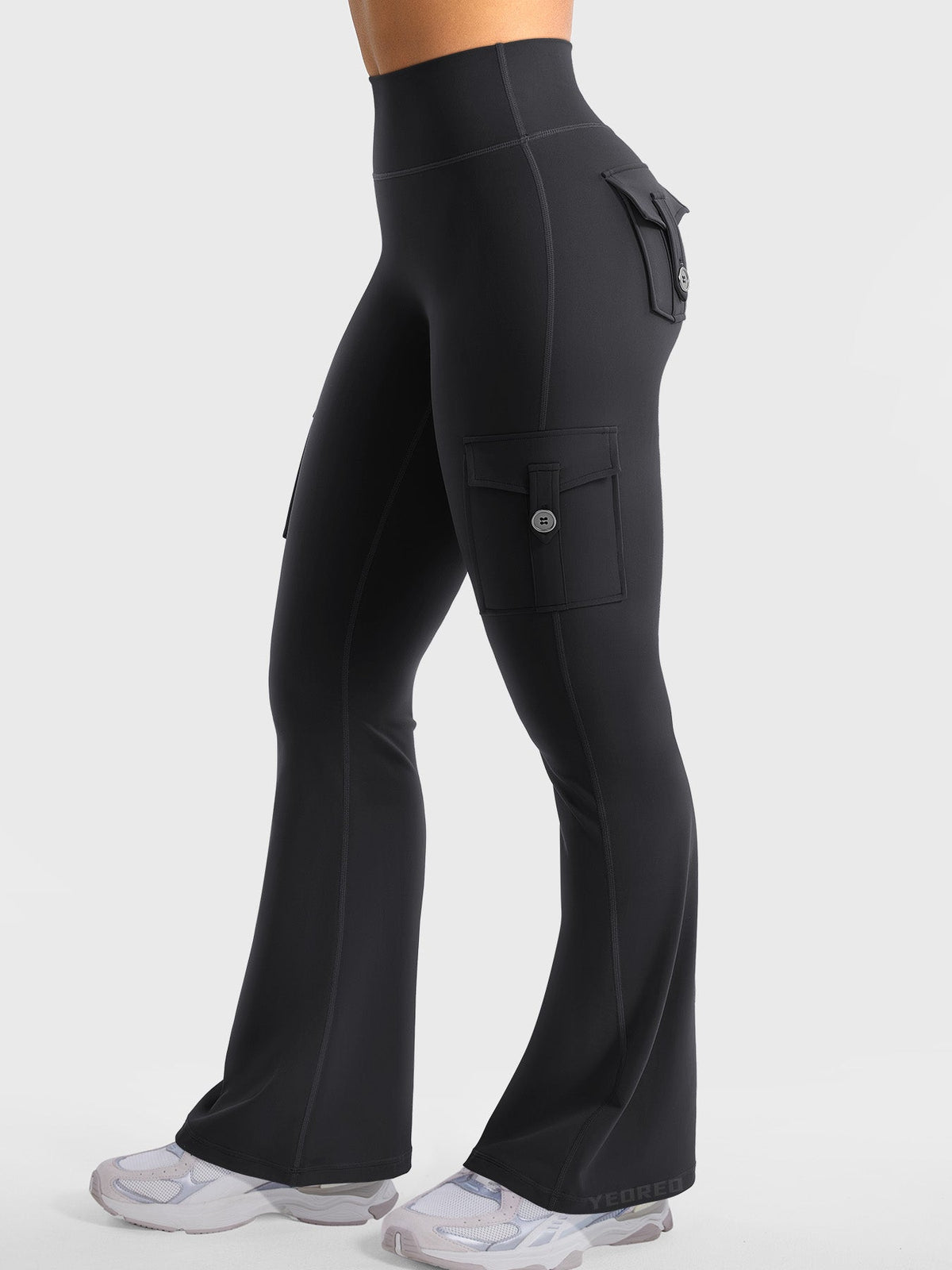 Leggings Movaelle CoreFlex acampanado cargo 30"