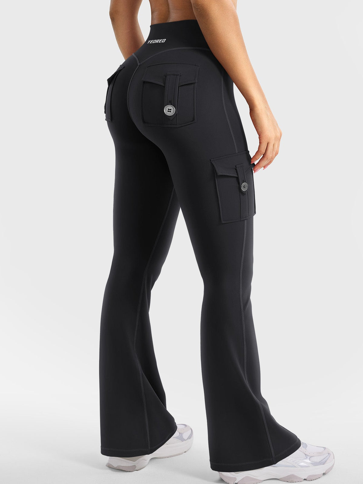 Leggings Movaelle CoreFlex acampanado cargo 30"
