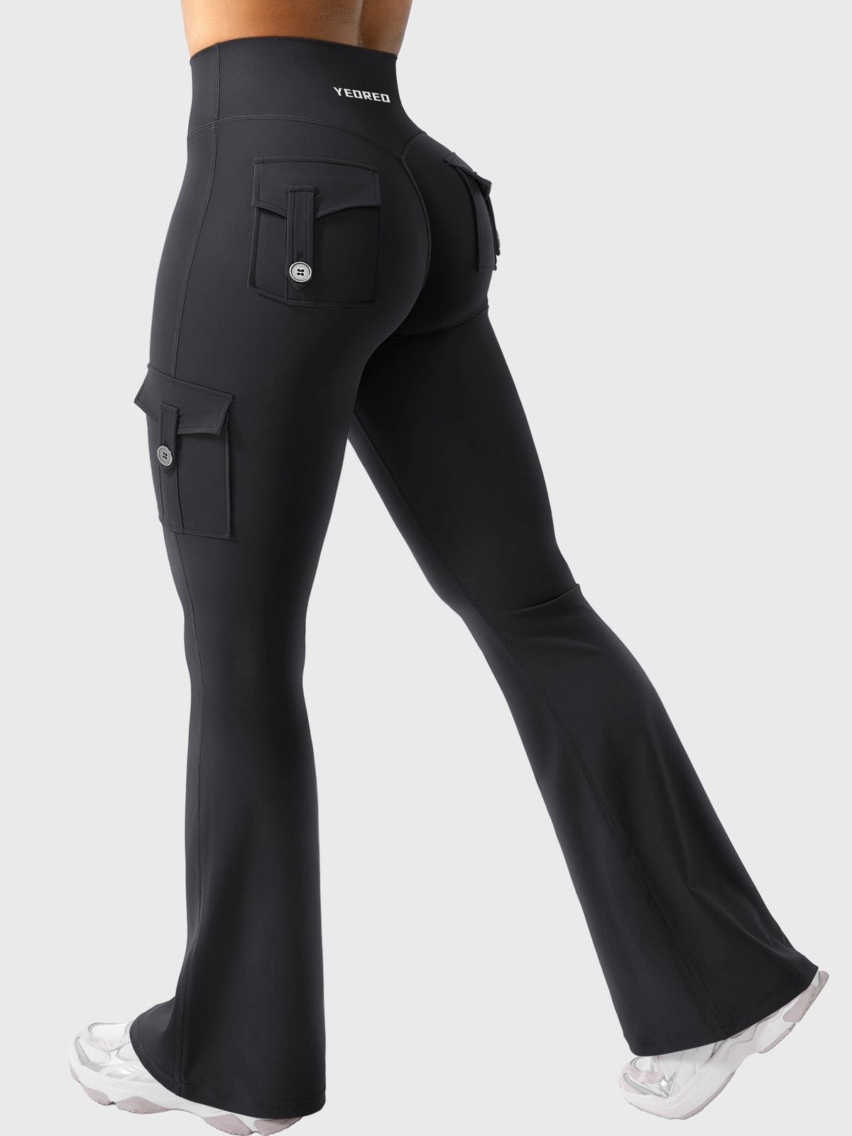 Leggings Movaelle CoreFlex acampanado cargo 32"