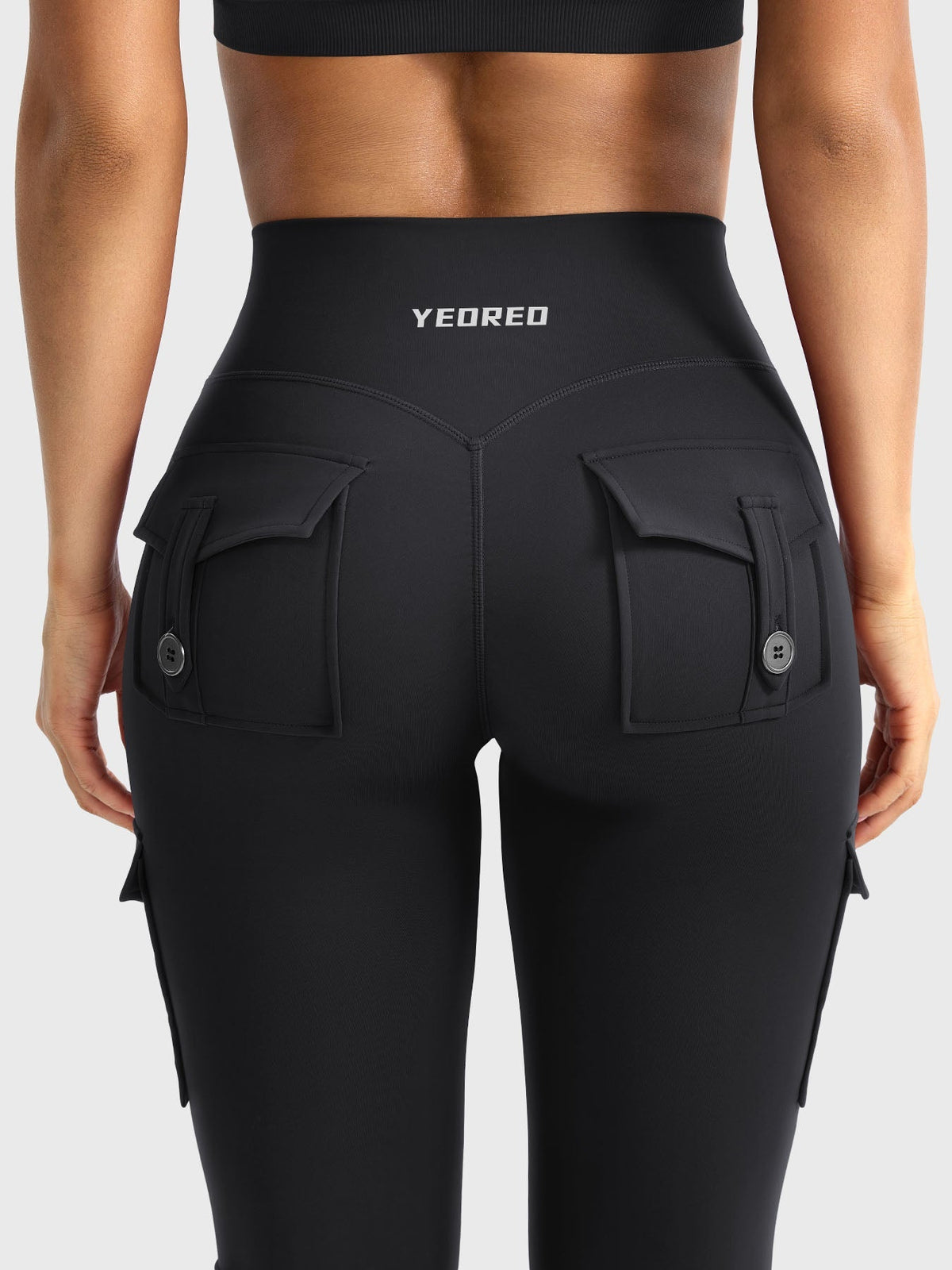 Leggings Movaelle CoreFlex acampanado cargo 32"