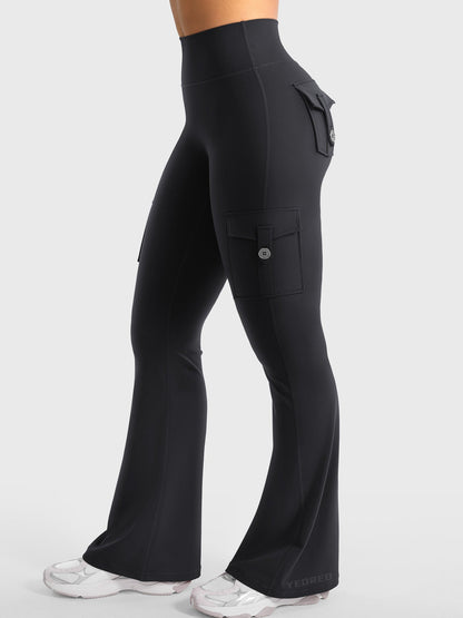 Leggings Movaelle CoreFlex acampanado cargo 32"
