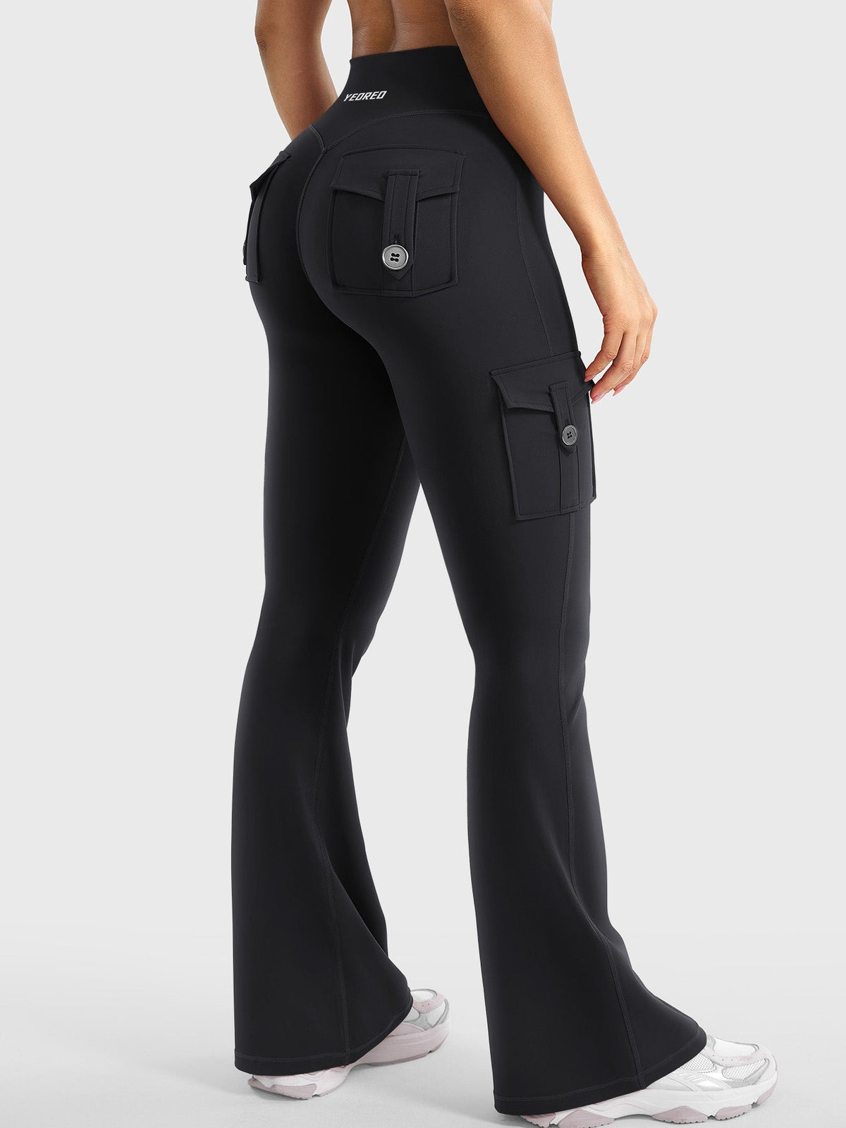 Leggings Movaelle CoreFlex acampanado cargo 32"