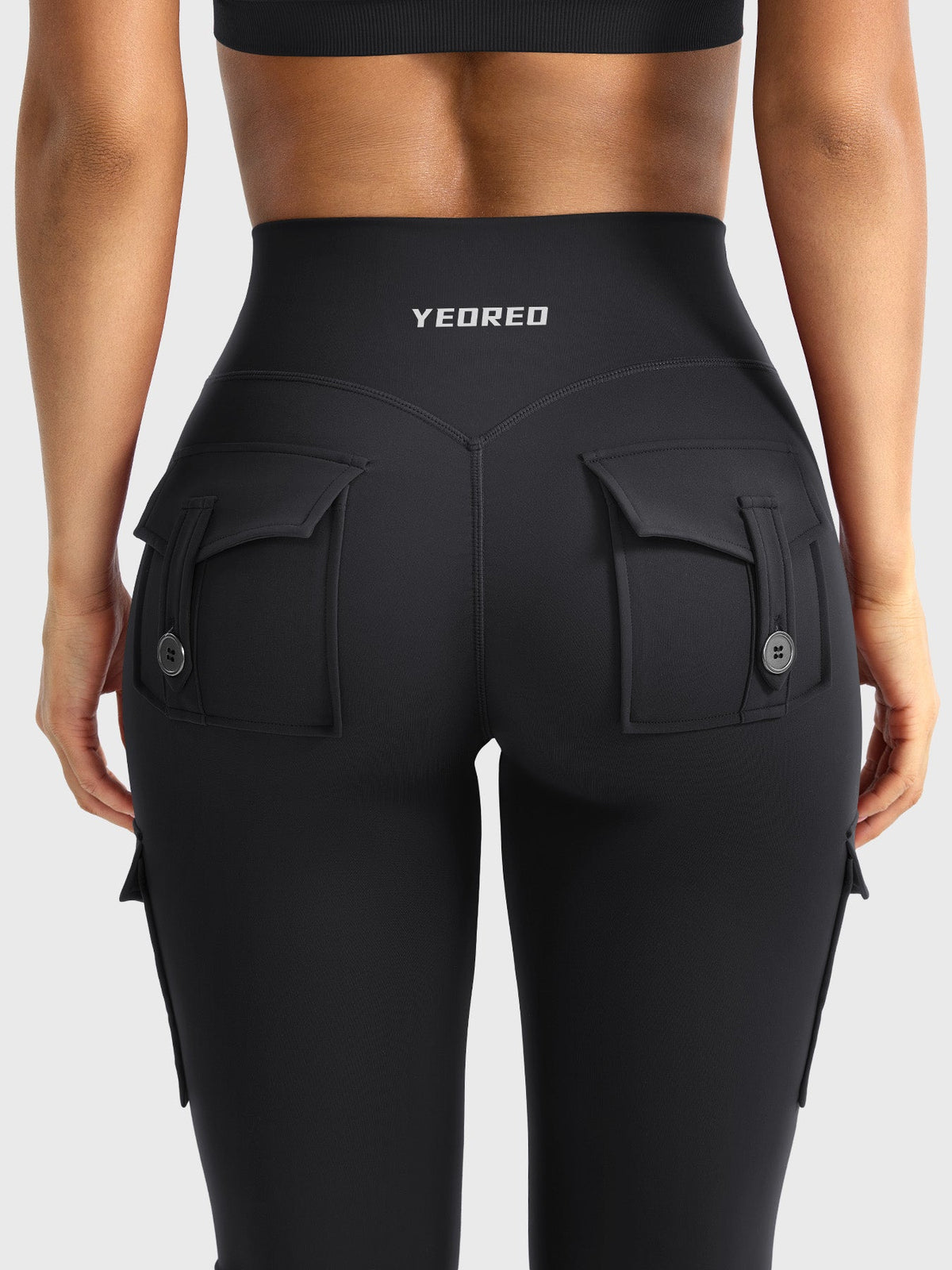 Leggings Movaelle CoreFlex acampanado cargo 34"