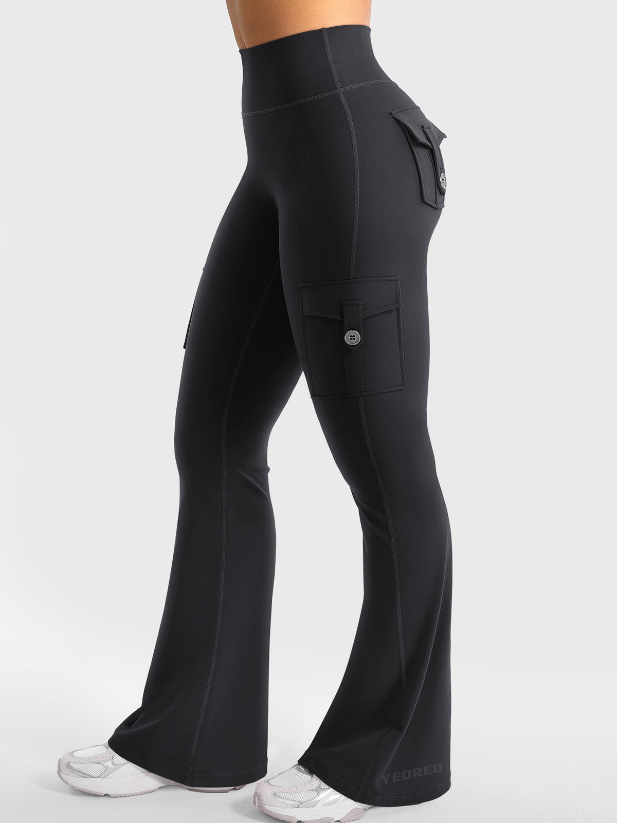 Leggings Movaelle CoreFlex acampanado cargo 34"