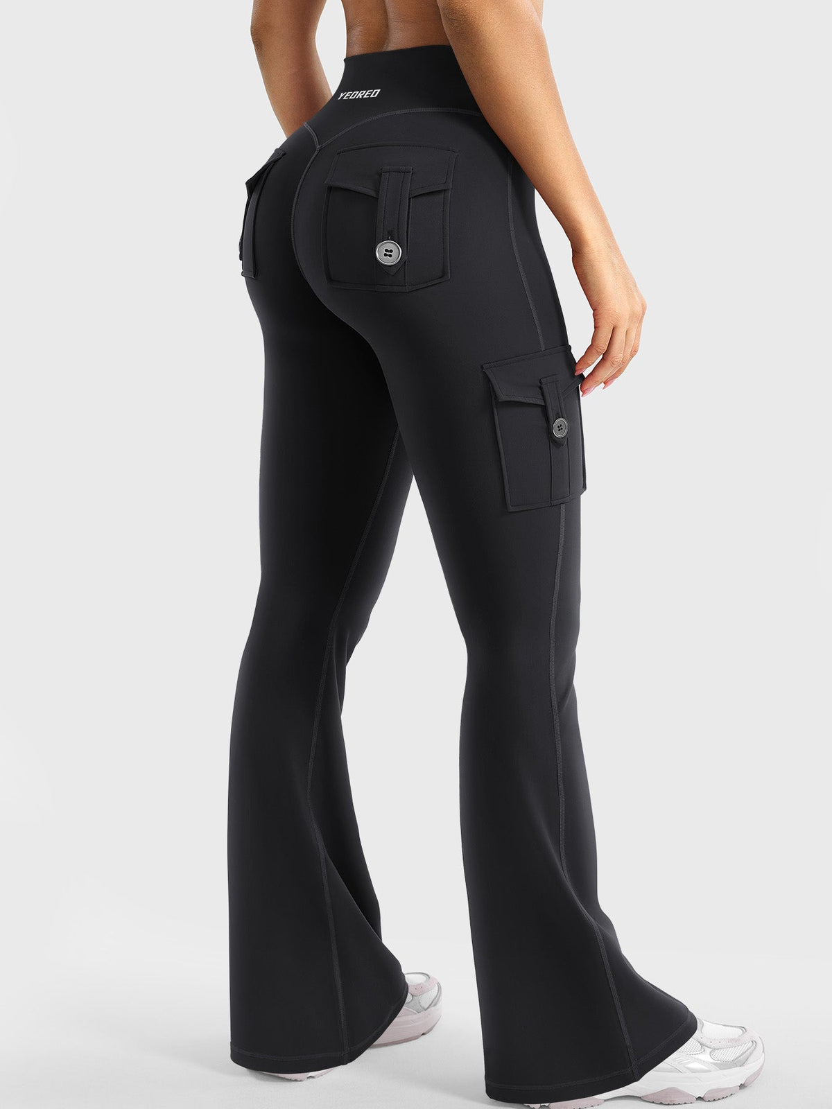 Leggings Movaelle CoreFlex acampanado cargo 34"