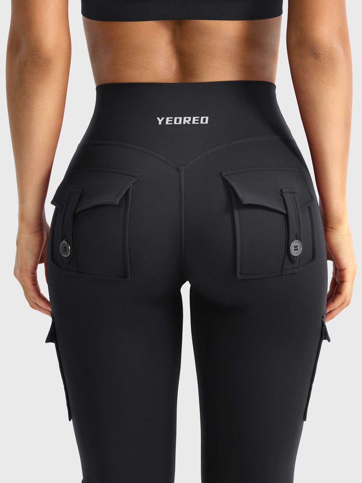 Leggings Movaelle CoreFlex acampanado cargo 28"