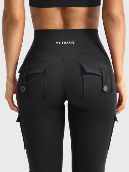 Leggings Movaelle CoreFlex acampanado cargo 28"