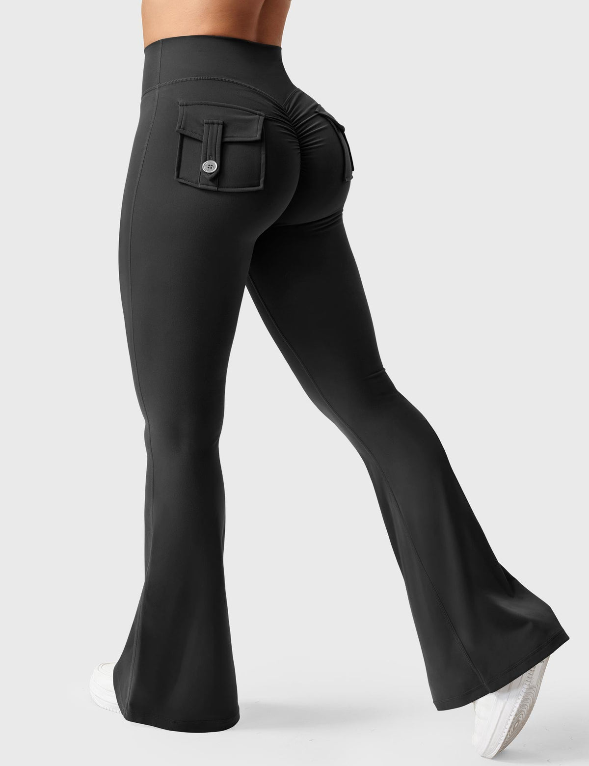 Leggings Movaelle CoreFlex acampanados con bolsillos