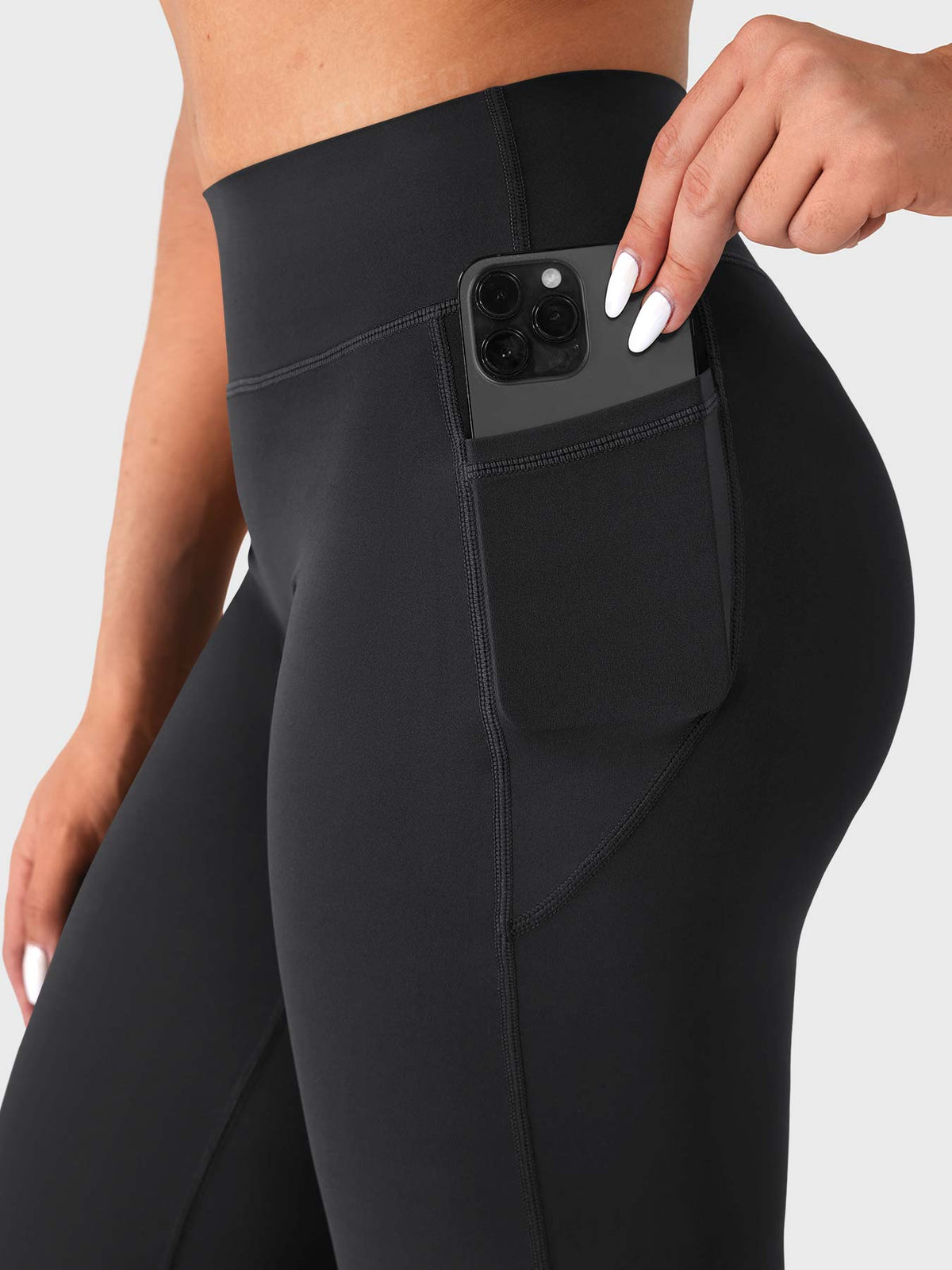Leggings Movaelle Ease rectos con bolsillos 31,5"