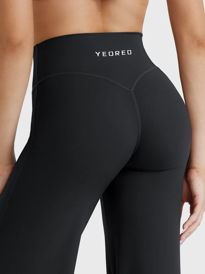 Leggings Movaelle Ease rectos cintura en V 31,5"