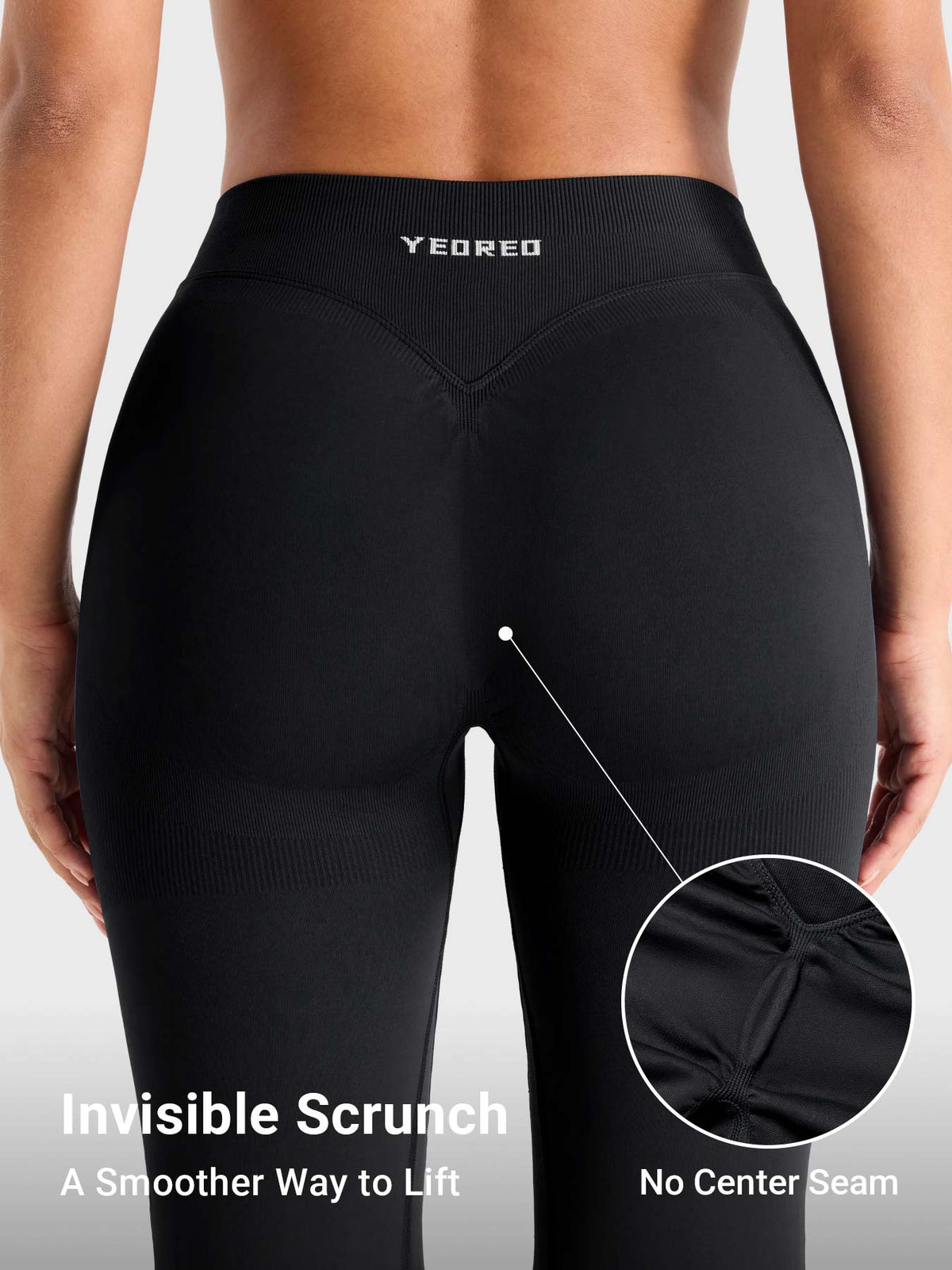 Leggings Movaelle Contour acampanados con scrunch invisible