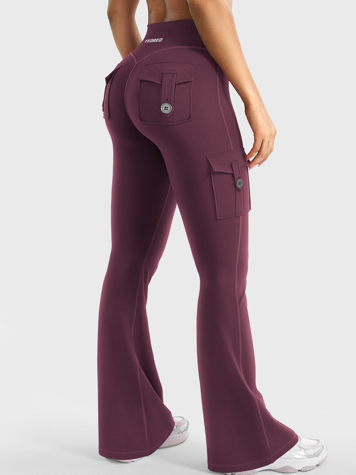 Leggings Movaelle CoreFlex acampanado cargo 34"