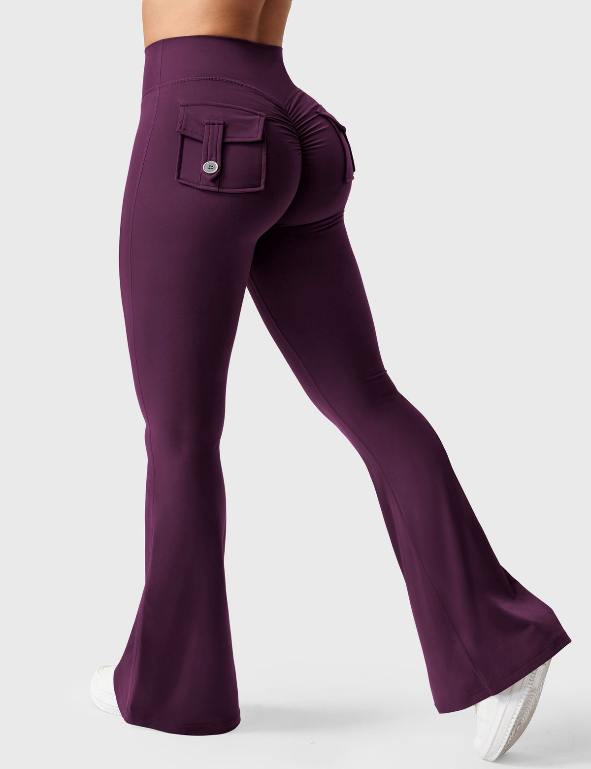 Leggings Movaelle CoreFlex acampanados con bolsillos