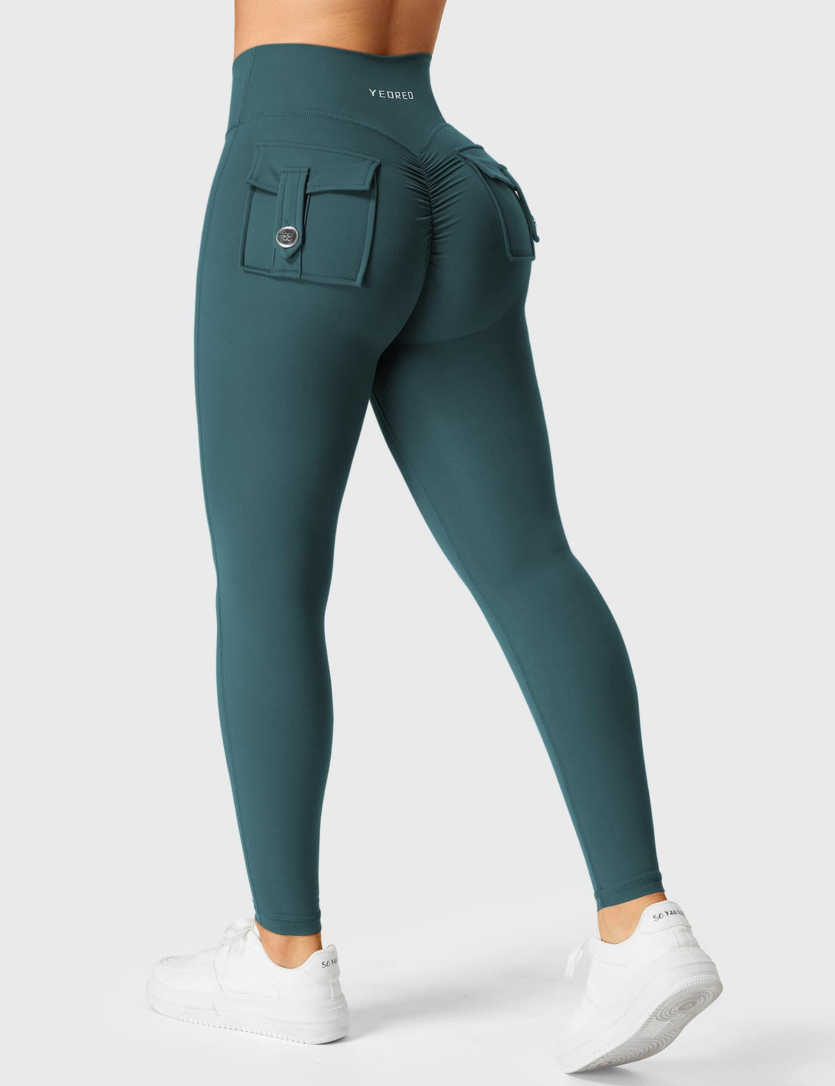 Leggings Movaelle CoreFlex Cargo con cintura en V