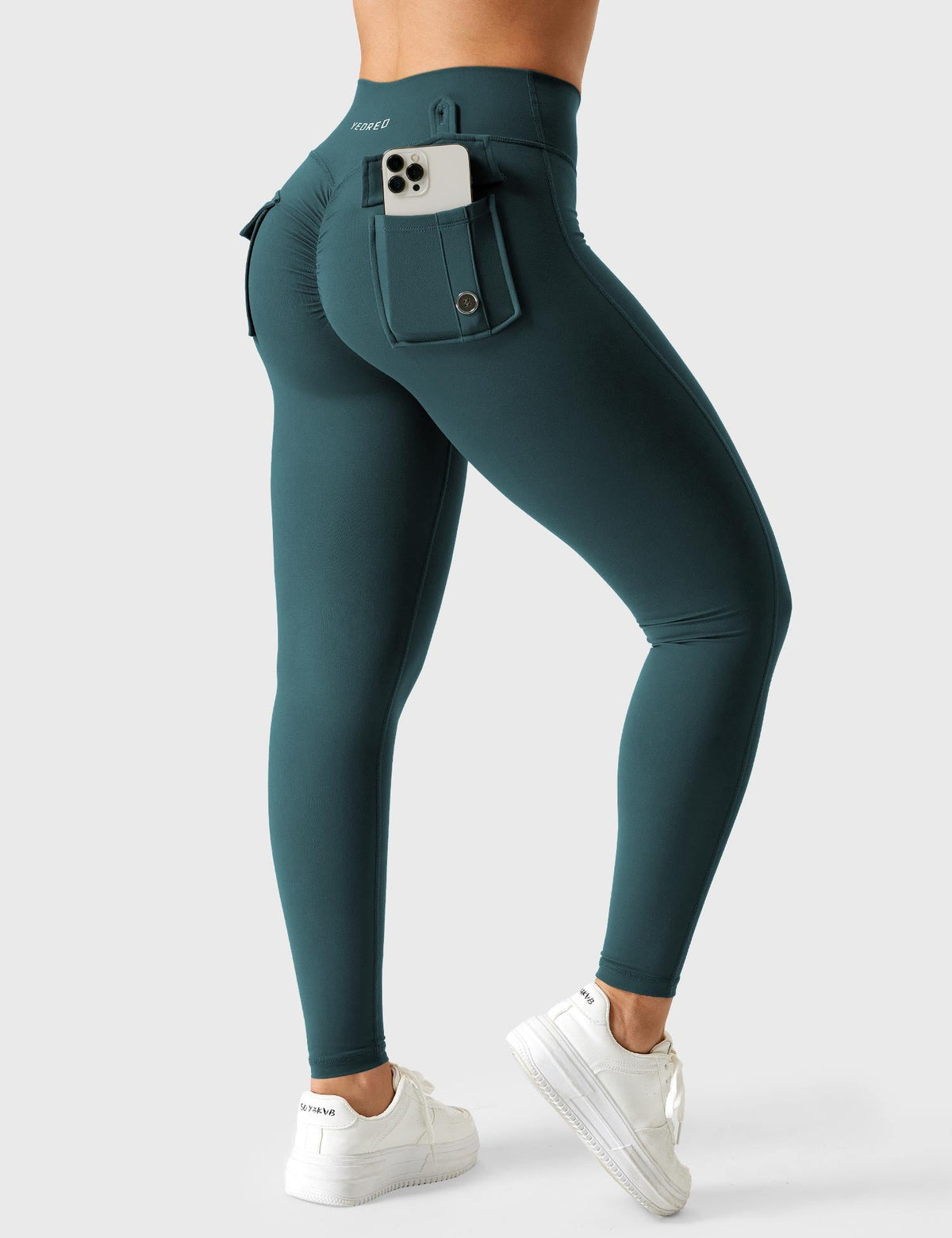 Leggings Movaelle CoreFlex Cargo con cintura en V