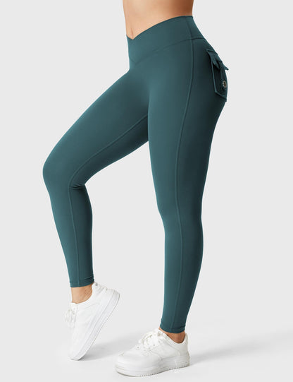 Leggings Movaelle CoreFlex Cargo con cintura en V