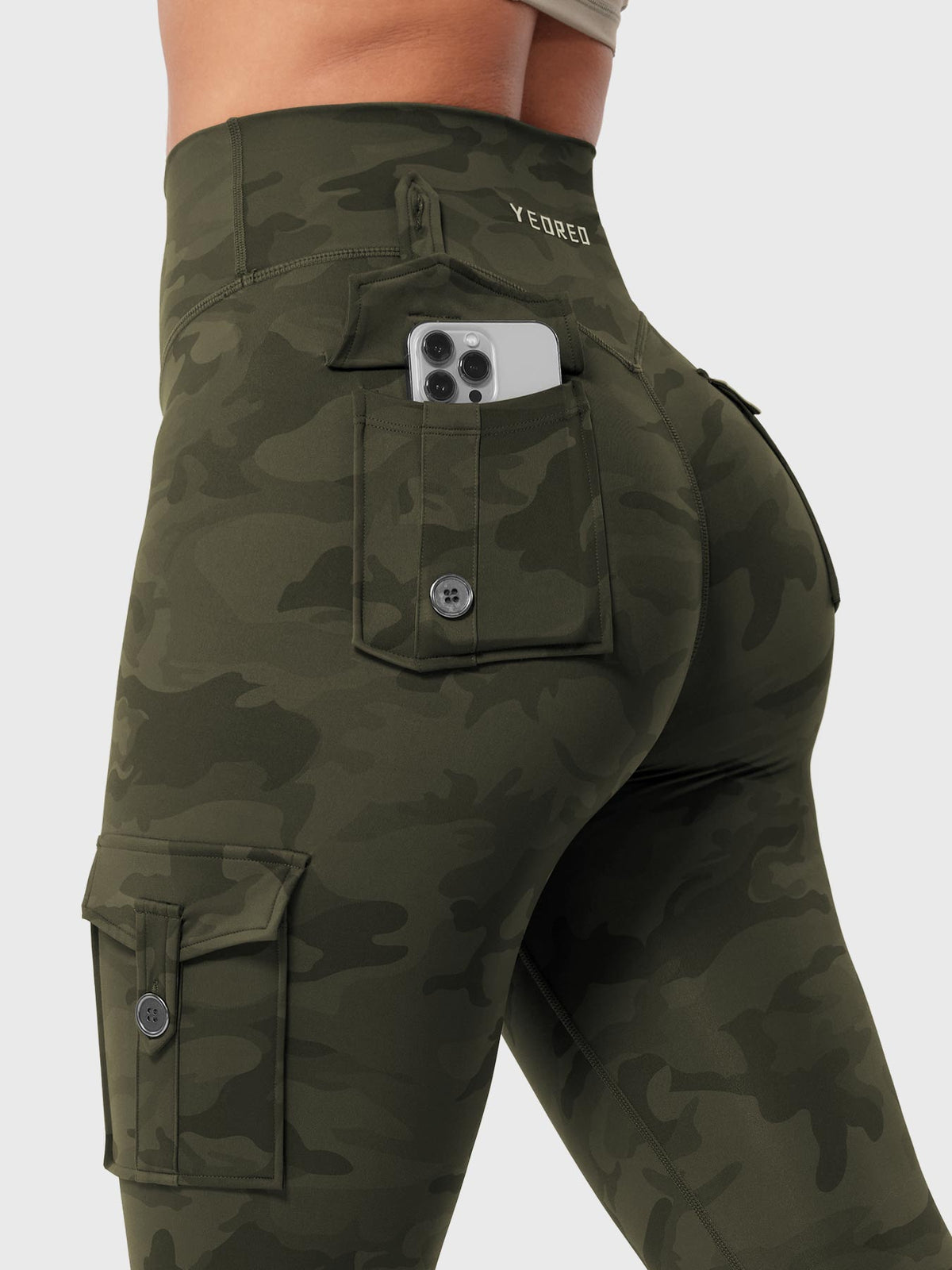 Leggings Movaelle CoreFlex camuflados scrunch