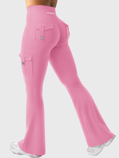 Leggings Movaelle CoreFlex acampanado cargo 32"