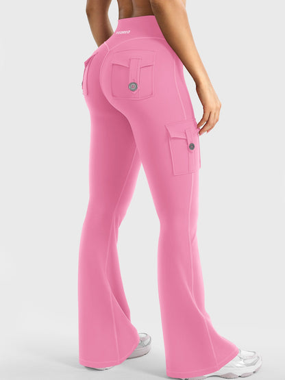 Leggings Movaelle CoreFlex acampanado cargo 34"