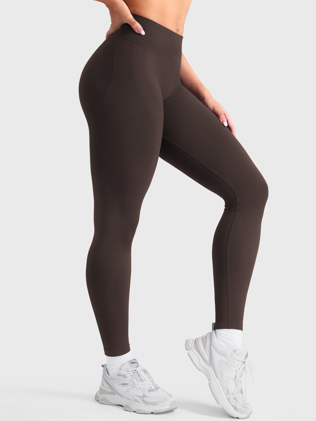 Leggings Movaelle Contour con frunce oculto 24"