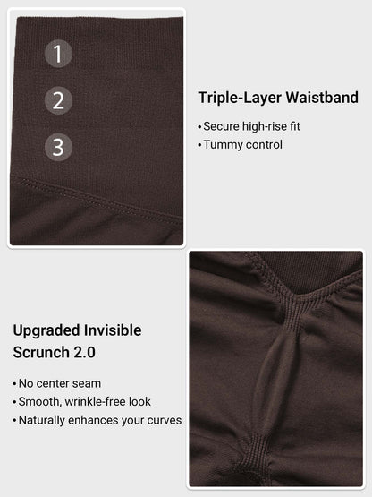 Leggings Movaelle Contour con frunce oculto 24"