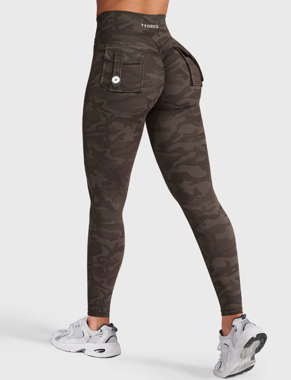 Leggings Movaelle CoreFlex camuflaje