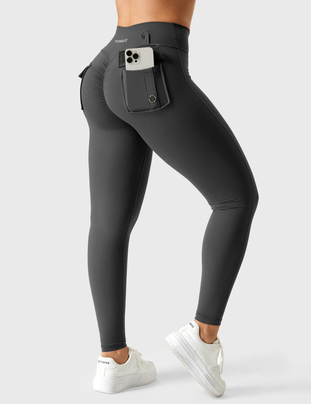 Leggings Movaelle CoreFlex Cargo con cintura en V