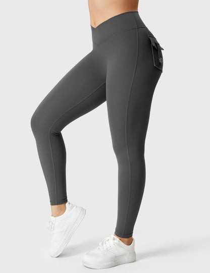 Leggings Movaelle CoreFlex Cargo con cintura en V
