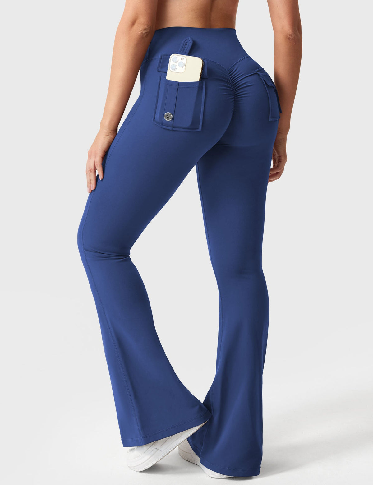 Leggings Movaelle CoreFlex acampanados con bolsillos