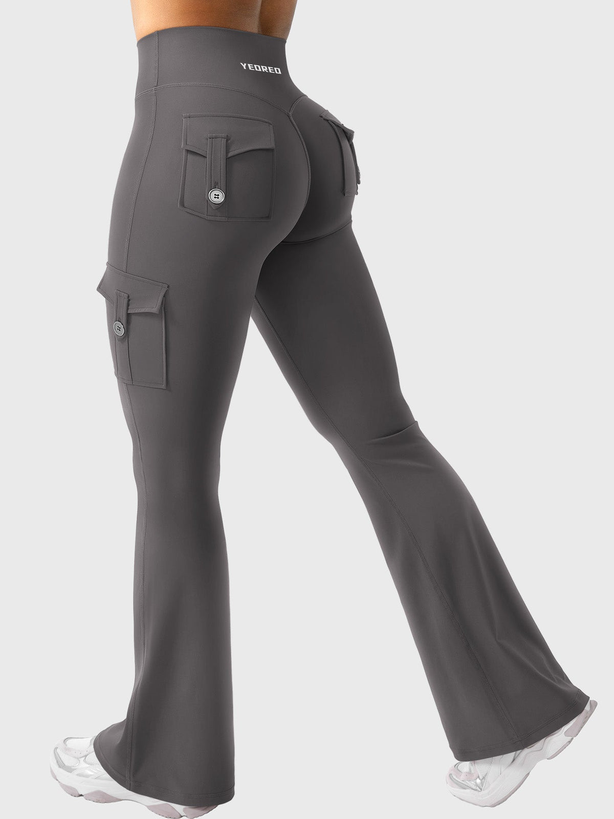 Leggings Movaelle CoreFlex acampanado cargo 32"