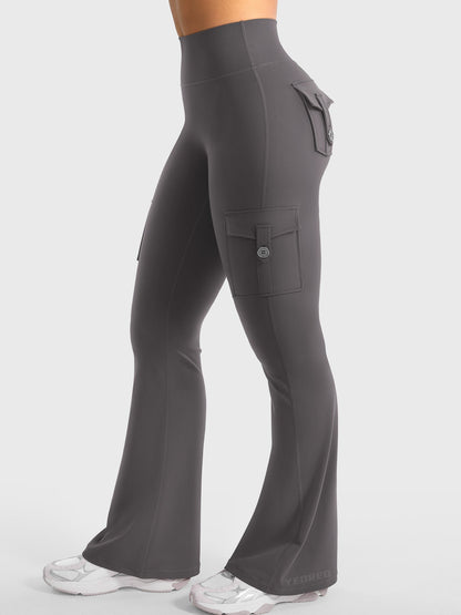 Leggings Movaelle CoreFlex acampanado cargo 32"