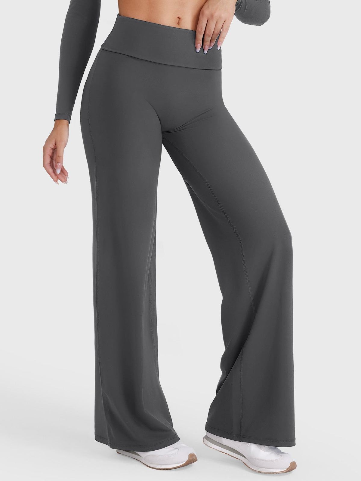 Leggings Movaelle SoftHue rectos cintura doblada 31,5"