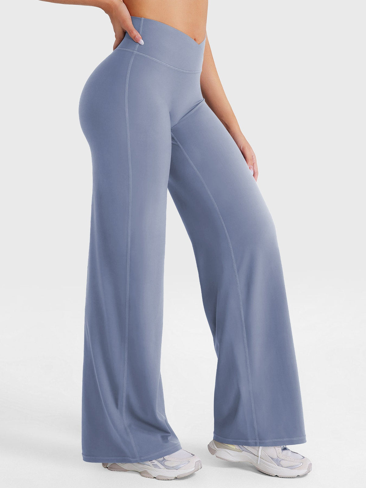 Leggings Movaelle Ease rectos cintura en V 31,5"