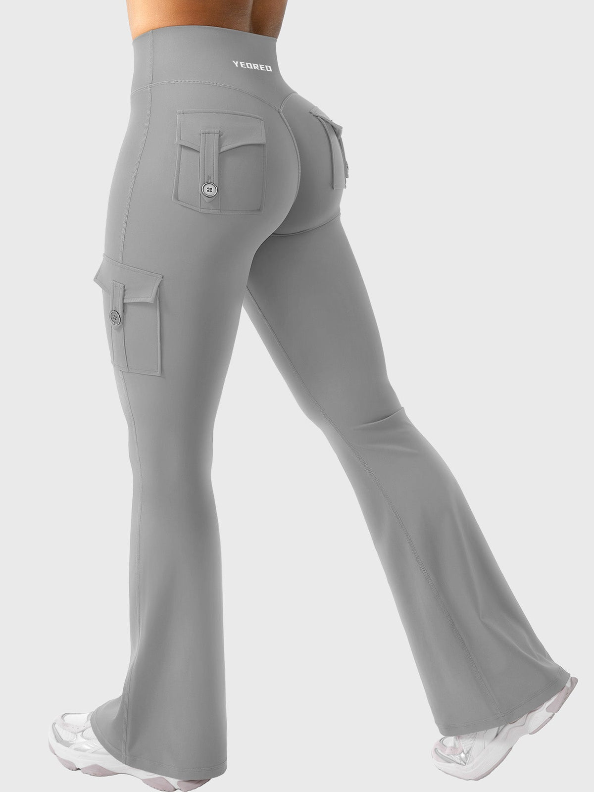 Leggings Movaelle CoreFlex acampanado cargo 32"