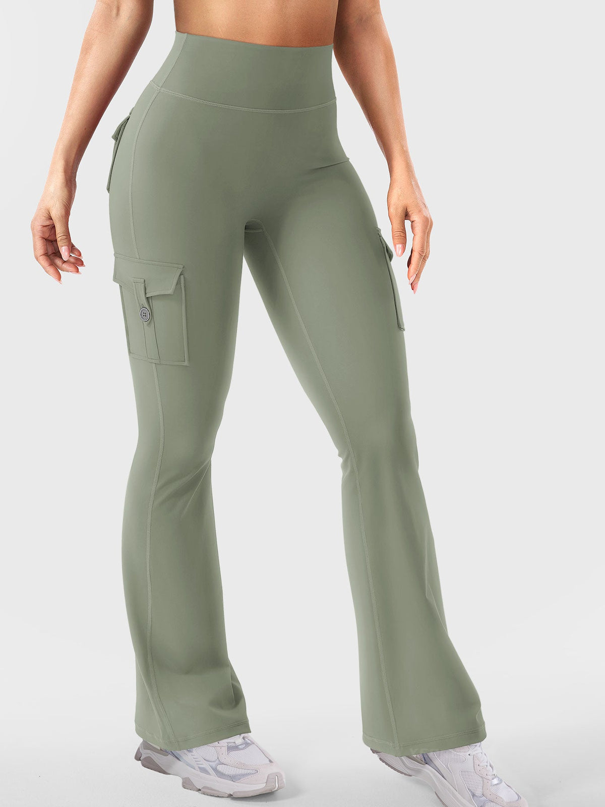 Leggings Movaelle CoreFlex acampanado cargo 30"