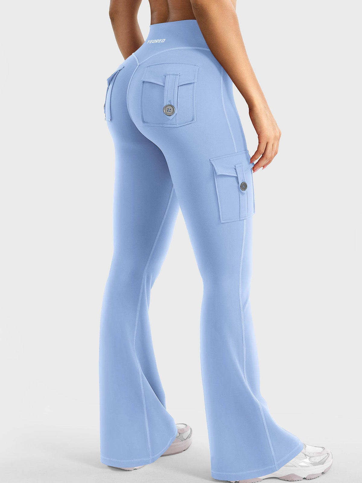 Leggings Movaelle CoreFlex acampanado cargo 34"