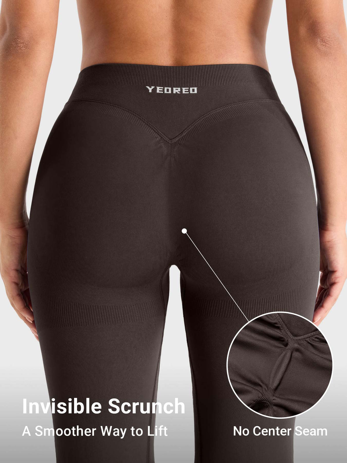 Leggings Movaelle Contour acampanados con scrunch invisible