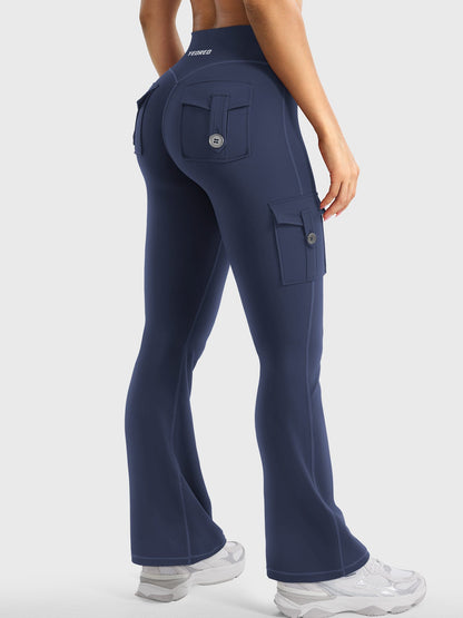 Leggings Movaelle CoreFlex acampanado cargo 28"