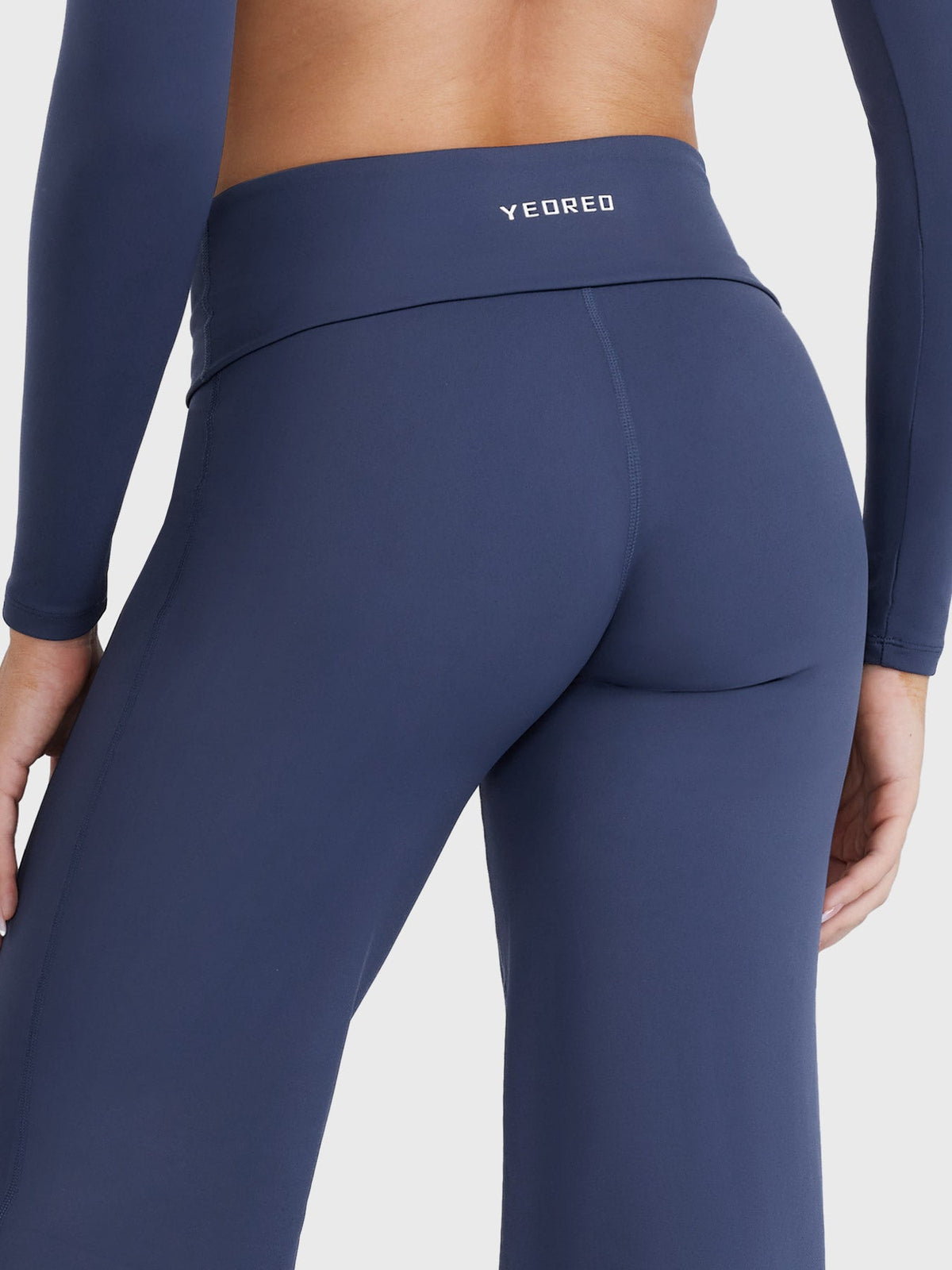 Leggings Movaelle SoftHue rectos cintura doblada 31,5"