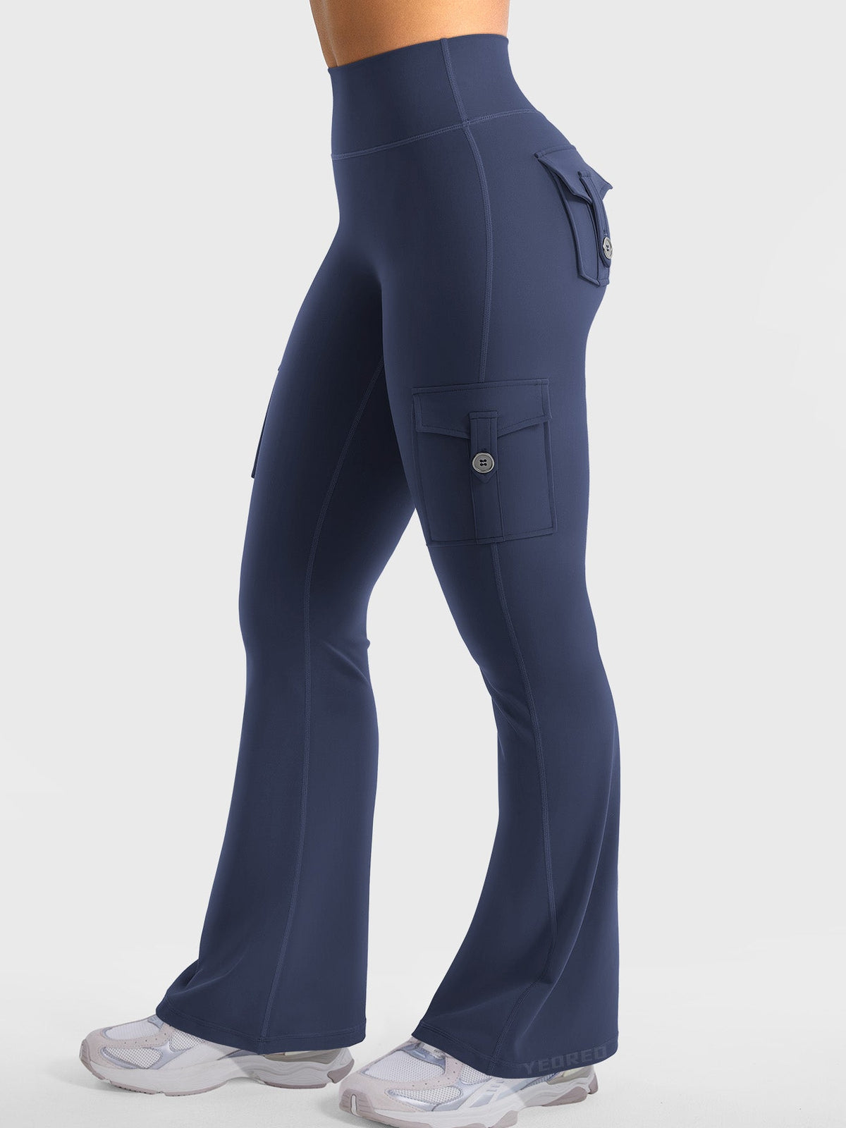 Leggings Movaelle CoreFlex acampanado cargo 30"